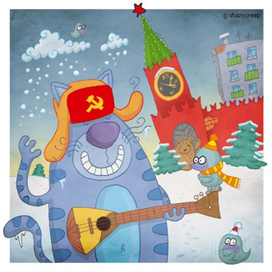 Кот Батон в Москве