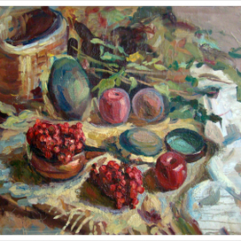 натюрморт с калиной