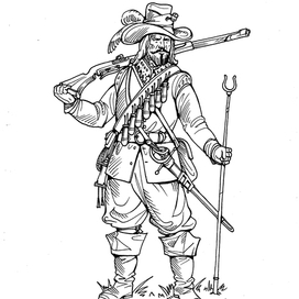 Мушкетер (Тридцатилетняя война, 1618 - 1648)