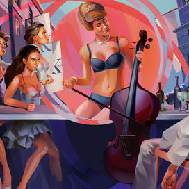 К статье "10 скандальных рекламных кампаний", Playboy, июль 2011