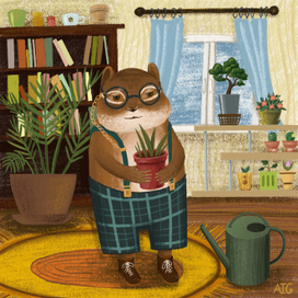 Бурундук-ботаник