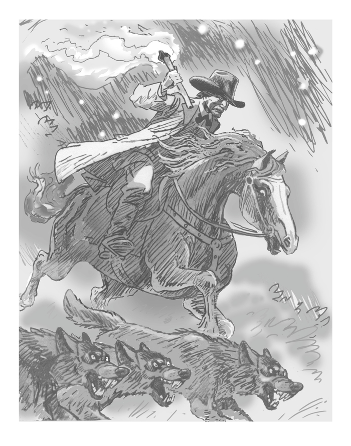 Артур Конан Дойл "Собака Баскервилей" Погоня