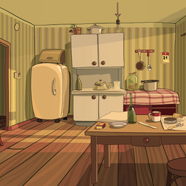 Kitchen background