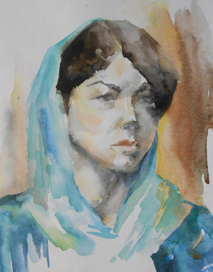 Этюд головы