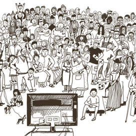 иллюстрация к проекту презентации Первого канала диджитал