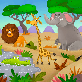 Экран детского приложения