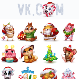 Иконки подарков для ВКонтакте