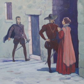 Р. Хаггард "Дочь Монтесумы" (илл. 3 Ночная встреча)