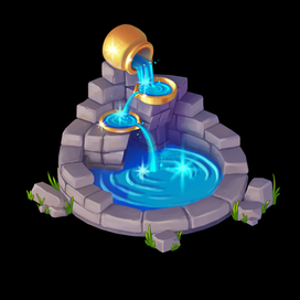 Садовый фонтан