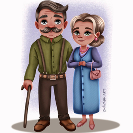 Бабушка и дедушка