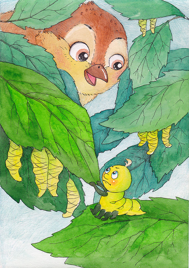 Разноцветные приключения. Воробей!