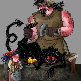 Чёртов кузнец и помощница