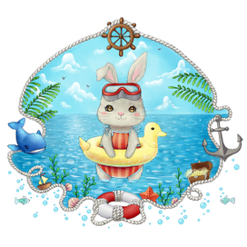 Летний зайка.