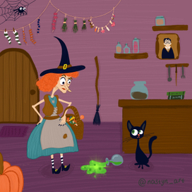 Иллюстрация к хэллоуину