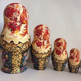 Матрёшка. Роспись сувениров. 
