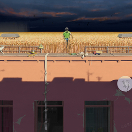 Рисунок по мотивам песни "The catcher in the rye" (Оргия Праведников)