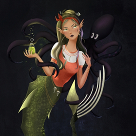 Яга русалка 