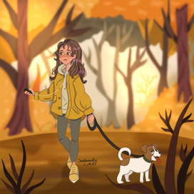 Осенняя иллюстрация