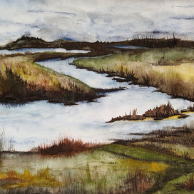 вид на Волгу