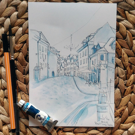 Городские скетчи