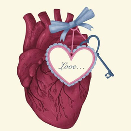 A heart in love