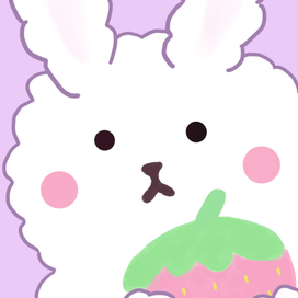 зайчик с клубникой