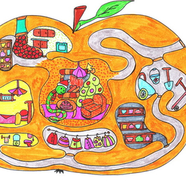 Я живу в яблоке. серия Inner Worlds