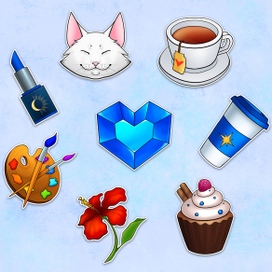 Набор стикеров