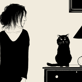 «Она и её кот»©