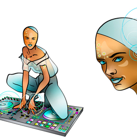 2D персонажи. Музы: Полигимния