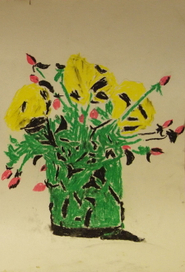 ваза с цветами