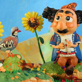 Герои армянских сказок, сделанные из пластилина