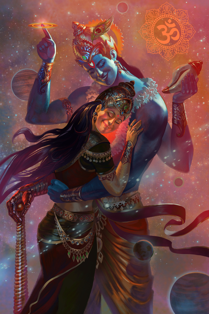 Вишну и Лакшми