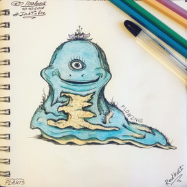 Inctober art / Плавный