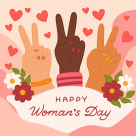 Postcard for International Women's Day (March 8)