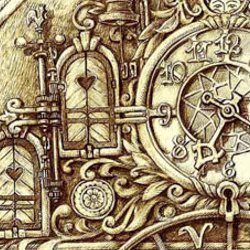 Концепт к игре. Чердачные часы