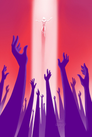 простирая руки