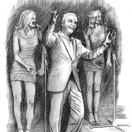 иллюстрация к книге "Волк советской эстрады"