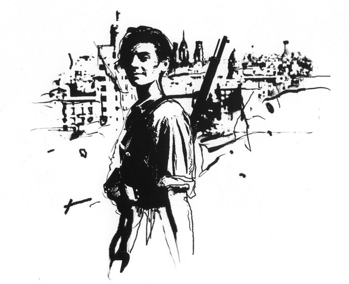 Hemingway. A Farewell to Arms. illustration
