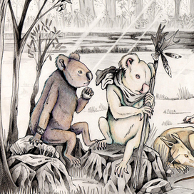 Необычная компания