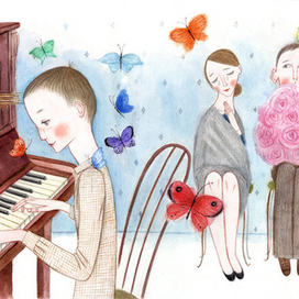 Піаніно і метелики