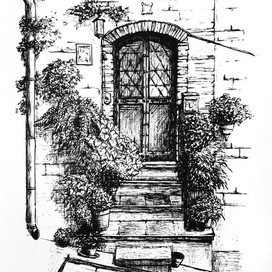 Старинная дверь