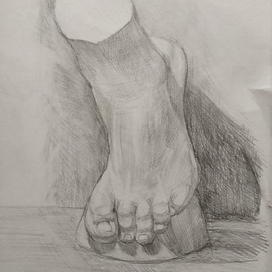 Нога. Рисунок а3