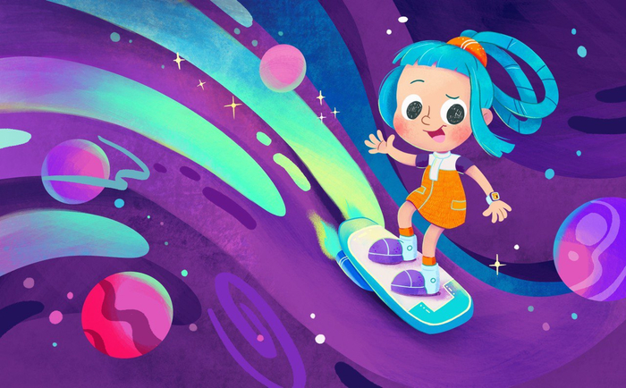 Супердевочка в космосе