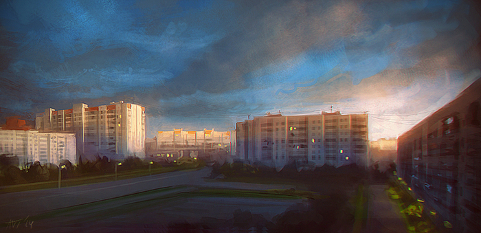 За моим окном