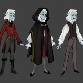 Эскизы персонажа