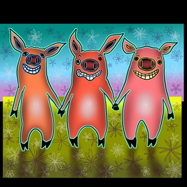 Три весёлых поросёнка 