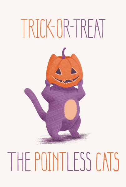 Pointless cats. Trick or treat