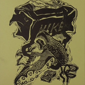 натюрморт с бутсами