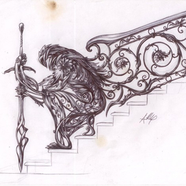 пригласительный столб "страж"